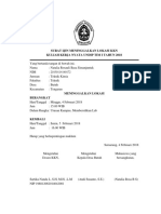 Surat Ijin Meninggalkan Lokasi KKN