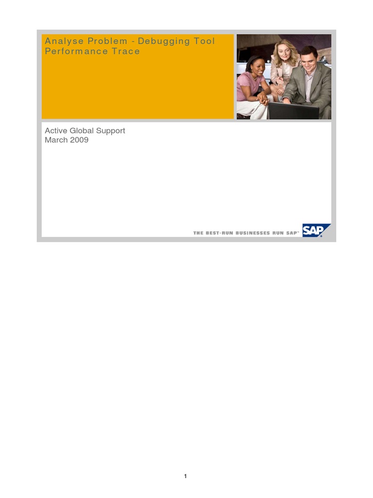 SQL Trace for Performance Analysis | PDF | Database Index | Databases