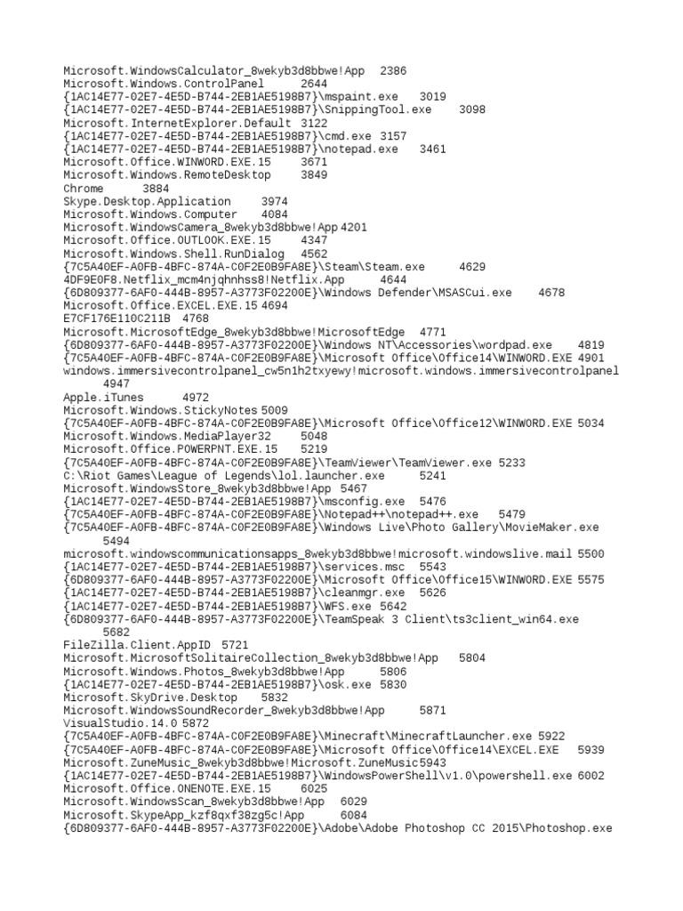 Apps Global S | PDF | Microsoft Office | Microsoft Windows