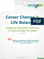 Career Change and Life Balance 