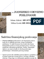 Finansijsko I Devizno Poslovanje