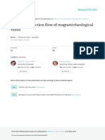 Abrupt Contraction Flow of Magnetorheological Flui