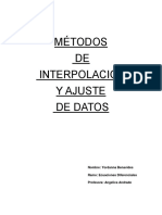 Metodos de Interpolacion y Ajuste de Dat