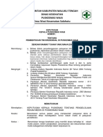 SK Kebijakan Penggelolaan Rekam Medis Yang Didalamnya Terdapat Ketentuan Tentang Rekam Medis