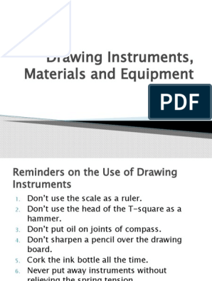 Basic Drawing Equipment - 3