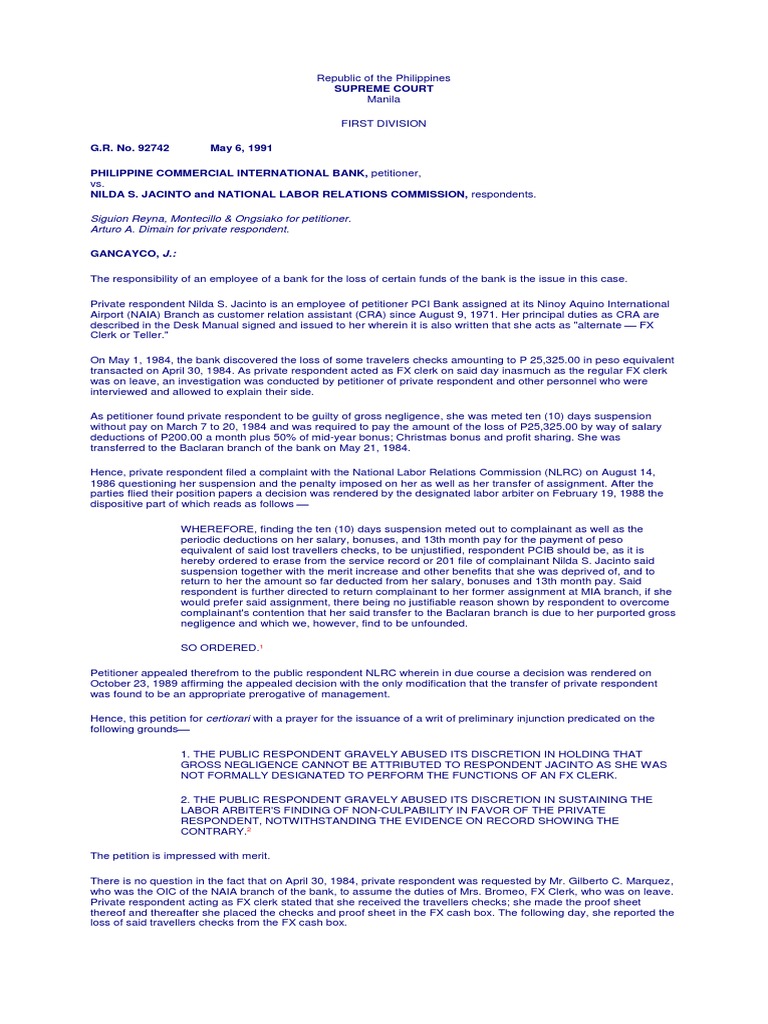 Labor Cases | PDF | Standing (Law) | Injunction