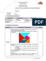 Fracciones equivalentes con tangram