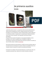 Manual de Primeros Auxilios 