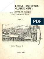 1985 Jaime Miasta Arqueologia Historica en Huarochiri Tomo 2