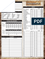 Mud-Covered Peasant Character Sheet