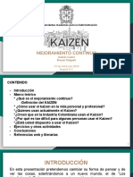 Kaizen, Mejoramiento Continuo PDF