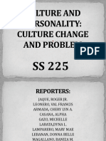 Culture and Personality-Culture Change and Problem by g6