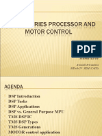 Introduction to Digital Signal Processors and Their Applications in Motor Control