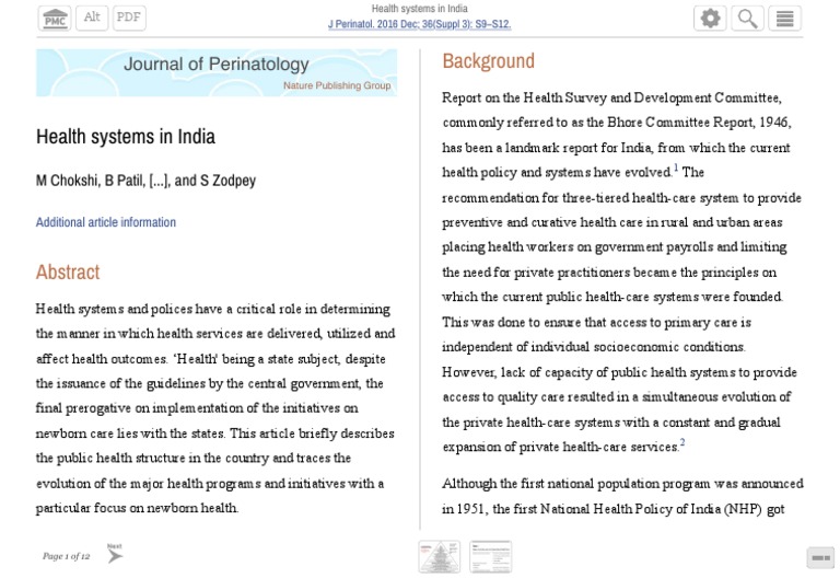 Health Systems in India 2016 | PDF | Health System | Health Care