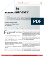 What Is Resonance?: How Do You Fi ND The Resonance of A Structure or Material?