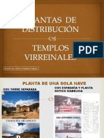 Plantas de Distribución-Templos Virreinales