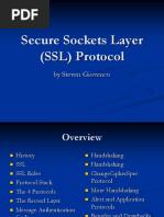 Secure Sockets Layer (SSL) Protocol: by Steven Giovenco