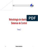 metodologia de diseño de sistemas de control