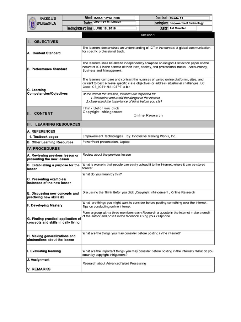 Day 9 | PDF | Educational Technology | Teachers