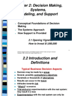 Chapter 2: Decision Making, Systems, Modeling, and Support