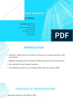 Financial Statement Analysis: Grameenphone (2012-2016)
