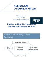 Kebijakan PMT Ibu Hamil Dan MP ASI