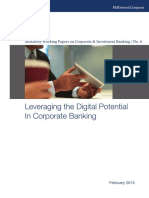 McKinsey_CIB_WP8_Leveraging the Digital Potential in Corporate Banking_2015