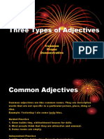 Three Types of Adjectives: Common Proper Demonstrative