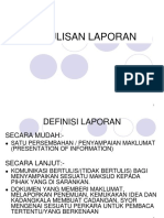 Penulisan Laporan