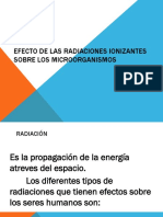 Intro Efecto de Las Radiaciones Ionizantes Sobre Los Microorganismos