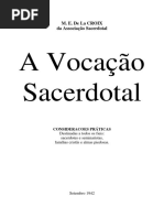 A Vocação Sacerdotal - Pe Croix