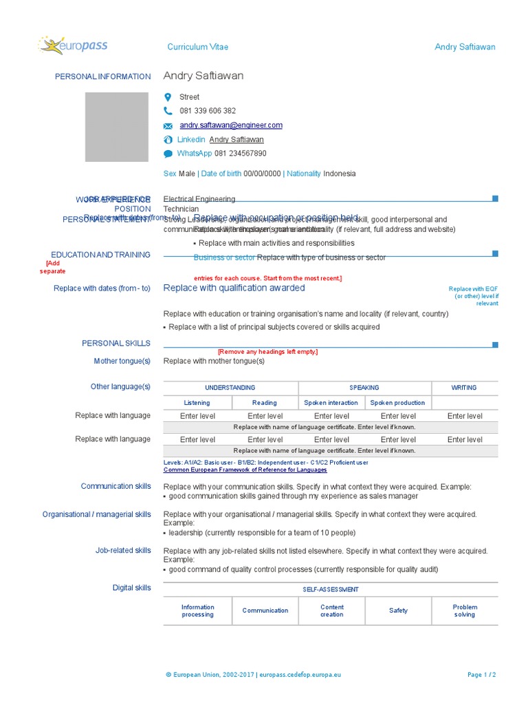 CV Euro Pass Communication Technology