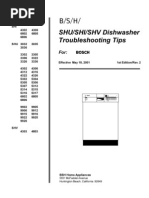 Bosch Dishwasher Troubleshoot