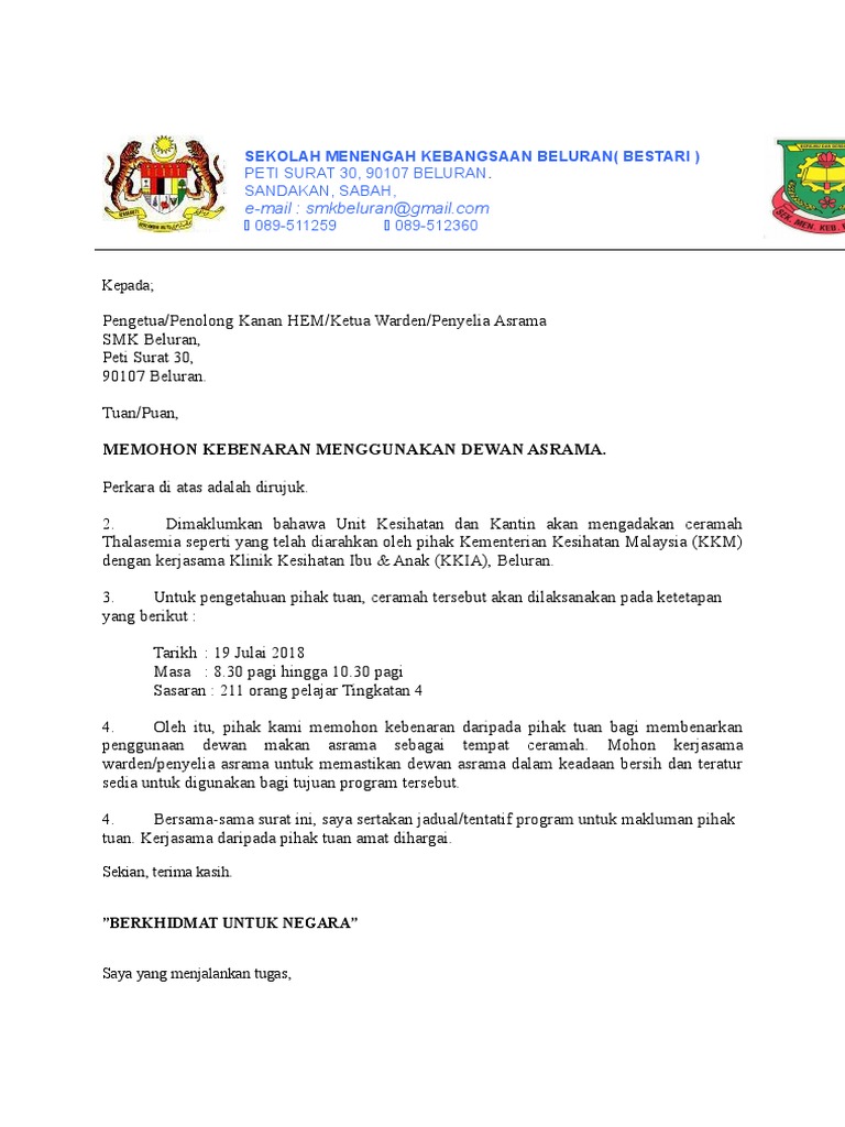 Surat Kebenaran Guna Dewan Pdf