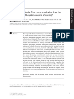 What Is Nursing in The 21st Century and What Does The 21st Century Health System Require of Nursing?