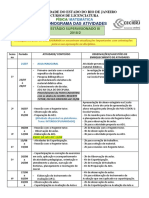 Cronograma Es III 2018-2