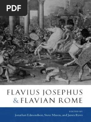 Flavius Josephus And Flavian Rome Pdf Titus Josephus