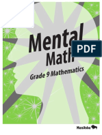 Mental Math Grade 9