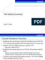 The Indian Economy: July 25, 2000