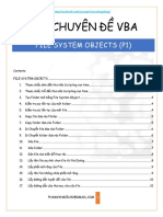 CÁC CHUYÊN ĐỀ VBA - FILE SYSTEM OBJECTS (P1) PDF