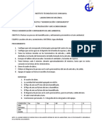 Práctica. Humidificación y Enfriamiento