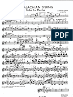 Appalachian Spring - Violino 1 PDF
