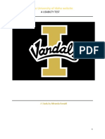 The University of Idaho Website: A Usabilty Test