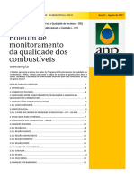 Boletim de monitoramento da qualidade dos combustíveis junho 2017