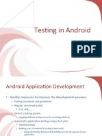 testing in android