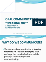 Oral Communication Art of Public Speaking 2 Revised 2016