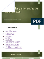 Similitudes y Diferencias de Las Empresas Oti 1