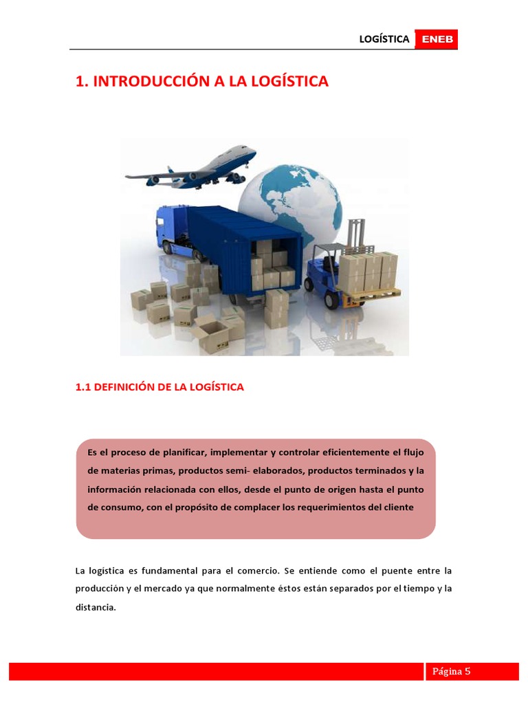 introducción a la logística (ENEB) Logística Obtención