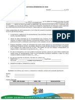 AUTORIZACIÓN PARA ASISTENCIA DE MENORES A JAMBOREE 2018