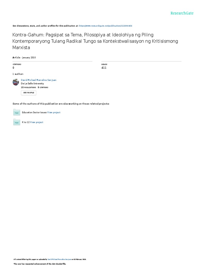 Kontra Gahum | PDF